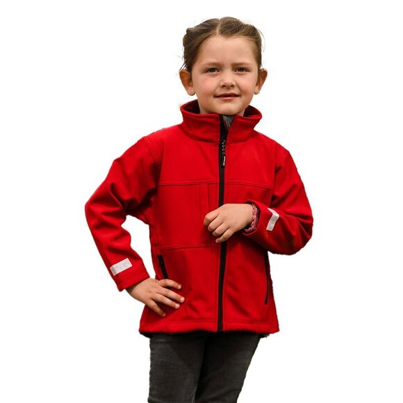 Result Childrens/Kids Classic Soft Shell Jacket / Red - Picture 3 of 4